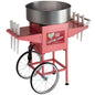 Carnival King CCM21CT Cotton Candy Machine with 21" Stainless Steel Bowl and Cart - 110V, 1050W