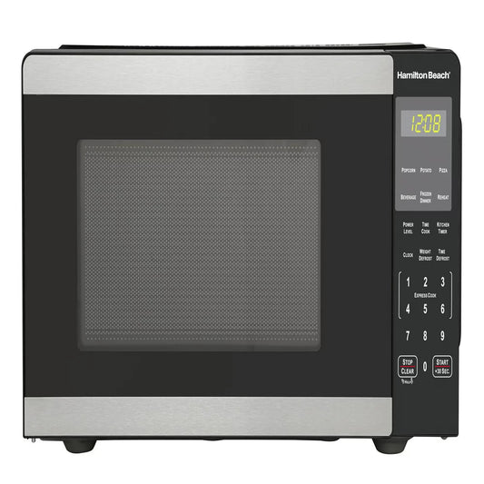 0.9 Cu Ft Countertop Microwave Oven, 900 Watts, Stainless Steel, New
