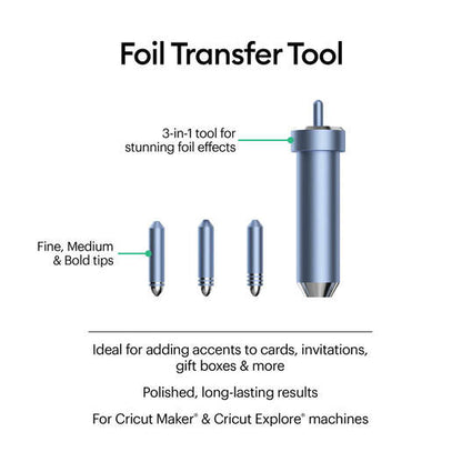 Cricut Foil, Transfer Kit Blades