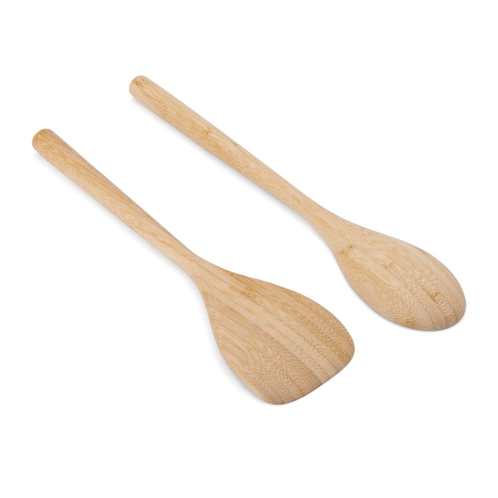 Bamboo 2-Piece Spoon and Short Turner