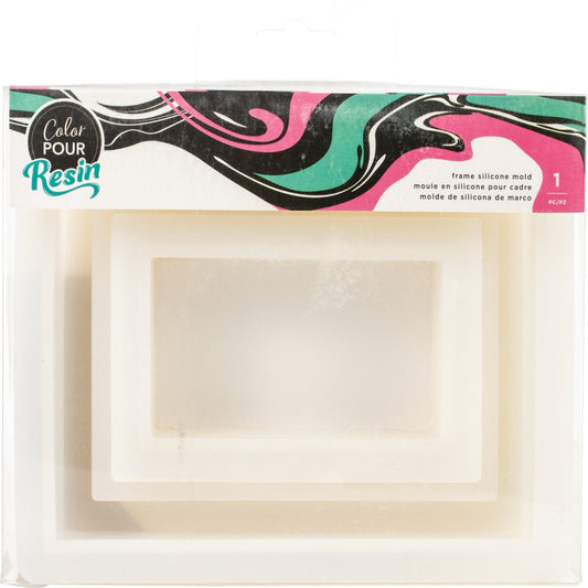 Color Pour Resin Mold 2/Package, Frame