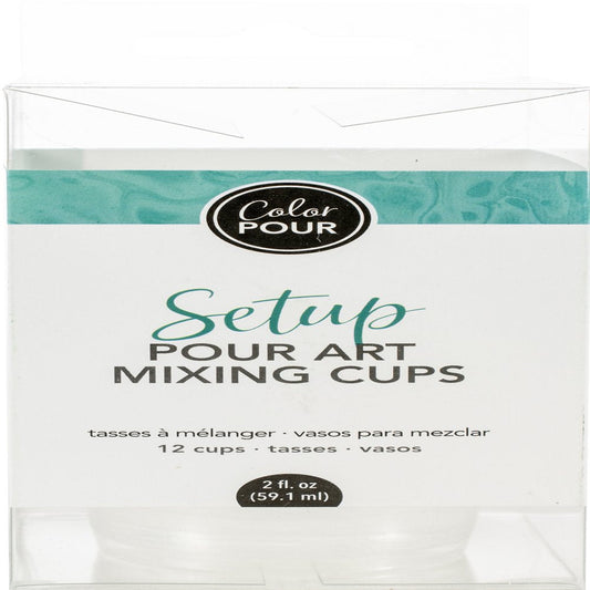 Color Pour Mixing Cups 12/Pkg