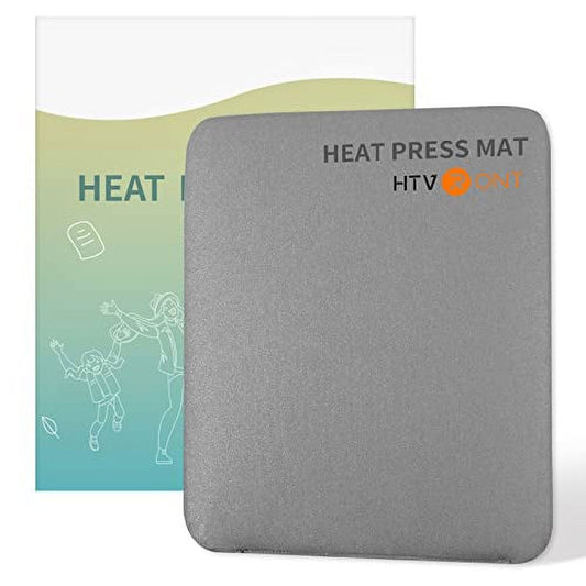 Heat Press Mat for Cricut: Heat Press Pad 8"X10" for Craft Vinyl Ironing Insulation Transfer, Double Sides Applicable Heat Mat for Heat Press Machines