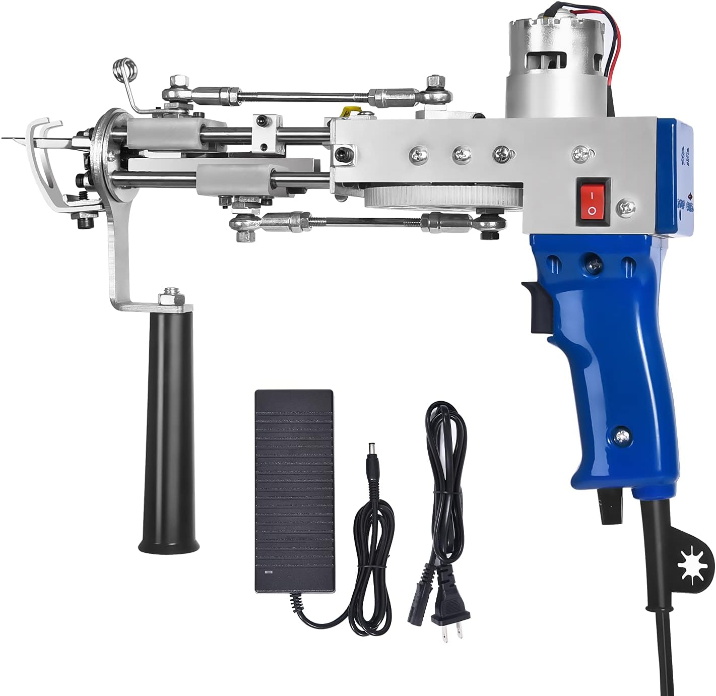 Tufting Gun Cut Pile and Loop Pile 2 in 1 Electric Rug Gun Machine Starter Kit for Tufting Lover