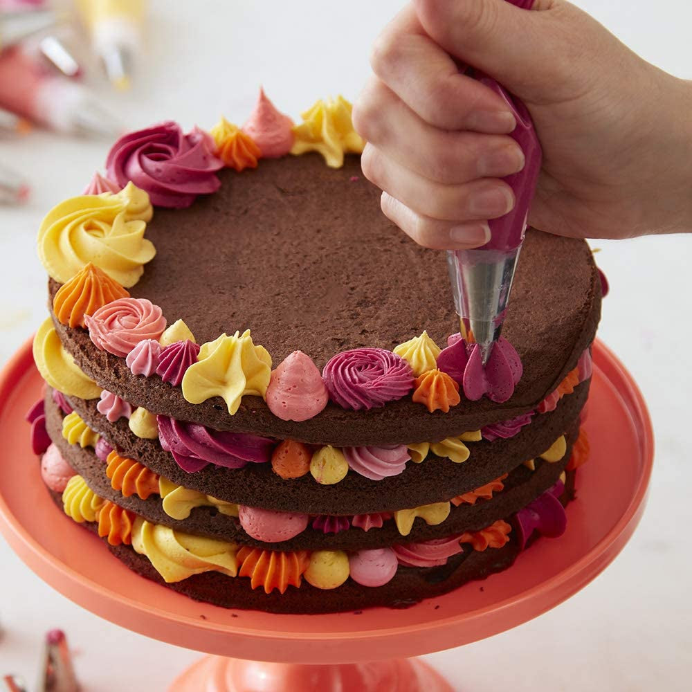 , 55-Piece Cake Supply Master Decorating Tip Set
