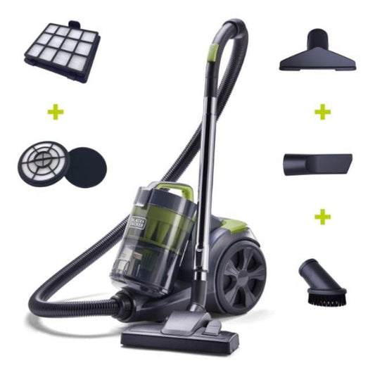 Corded Canister Vacuum - Black - 3L