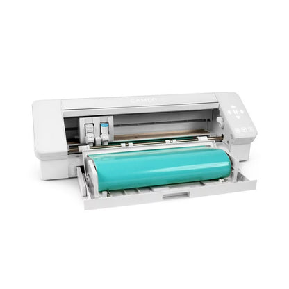 Silhouette White Cameo 4 w/ 8-in-1 Turquoise 15" x 15" Heat Press Bundle