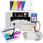 Sawgrass SG500 Sublimation Printer with SubliJet UHD Standard Kit Bundle for Sublimation Blank Printing. Includes Samples, Subli Ink, Heat Tape & Dispenser, Beginners Guide, & Paper.