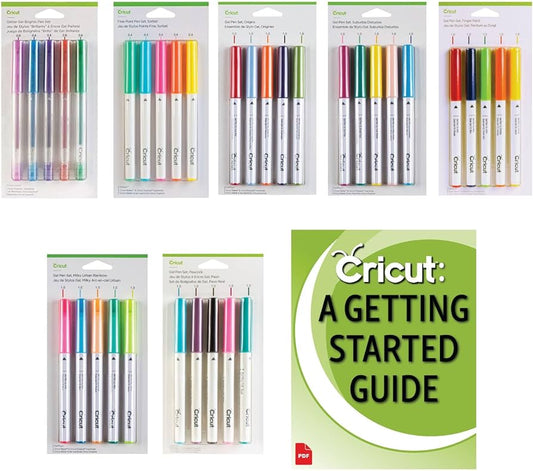 Cricut Machine Bulk Pen Set Variety Packs for All Design Space Fonts