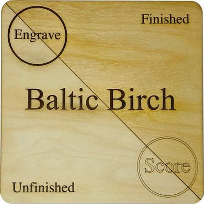 10 Pack | 3Mm 1/8Th Inch Premium Baltic Birch Plywood, 12” X 19”, Glowforge Ready, Hand Selected Unfinished | Boxes of 10, 20, 50 and 100 | Laser Engraving, CNC, Scroll Saw, by