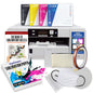 Sawgrass SG1000 Sublimation Printer with SubliJet UHD Extended Cartridge Bundle for Dye Sublimation. Includes Samples, Bypass Tray, Heat Tape, Dispenser, Beginners Guide, & Paper.