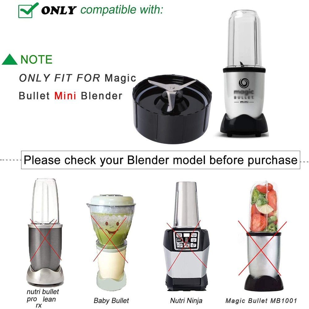 Replacement Part Compatible with Magic Bullet Mini Blender,Spare Cross Blade Compatible with Magic Bullet Mini Juicer, Mixer And