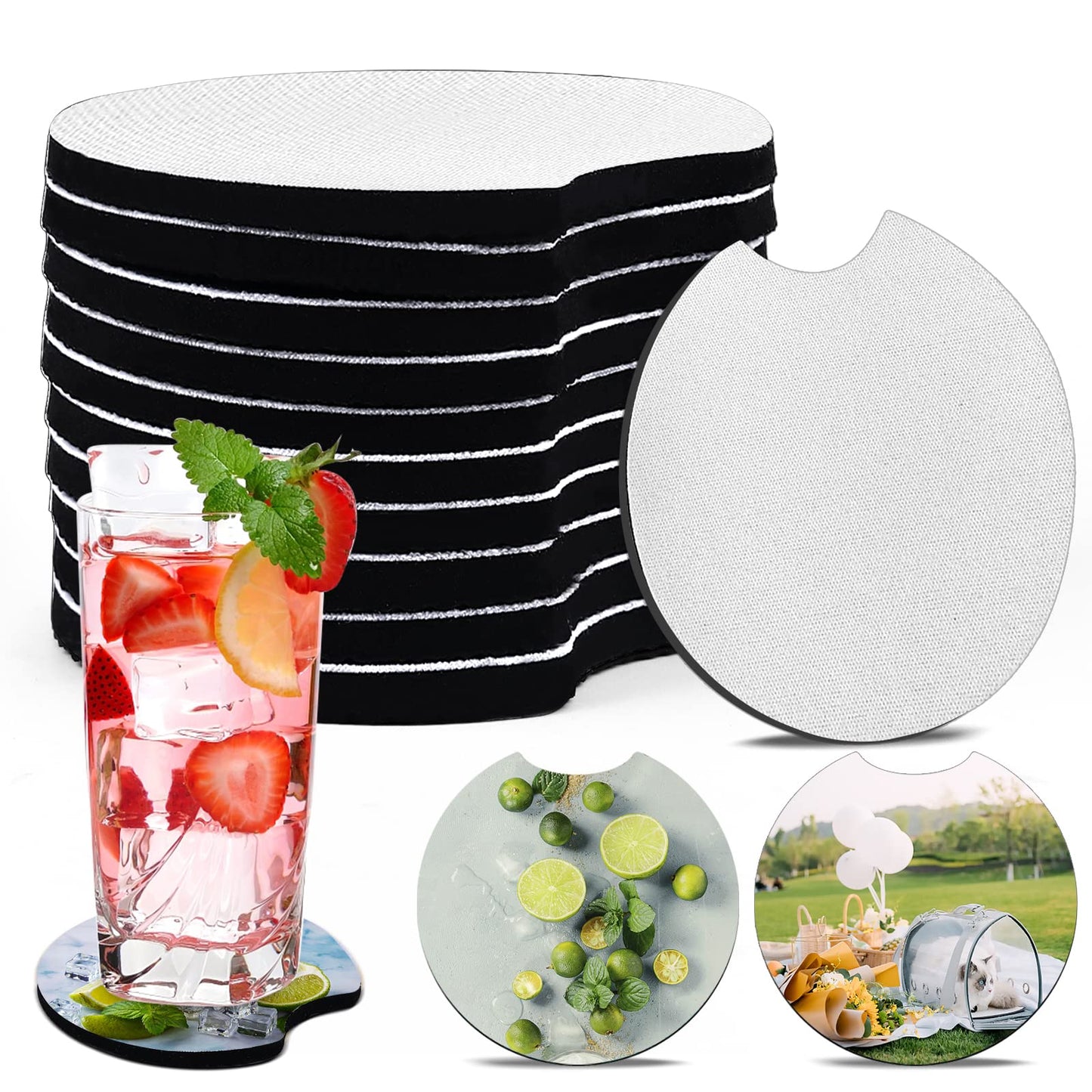 80Pcs Sublimation Magnet Blanks Set,Personalized Sublimation Refrigerator Magnet for Home Kitchen Microwave Oven Decor or Office Calendar with 40PCS Blank Rubber Pad(6x8cm),40PCS DIY Soft Magnetic