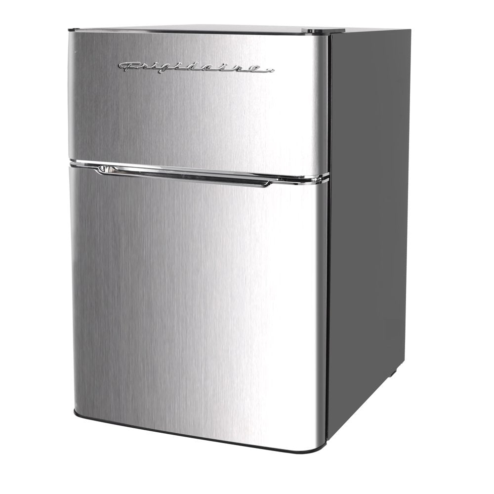, 4.5 Cu. Ft., 2 Door Compact Refrigerator-Chrome Trim, EFR451, Platinum