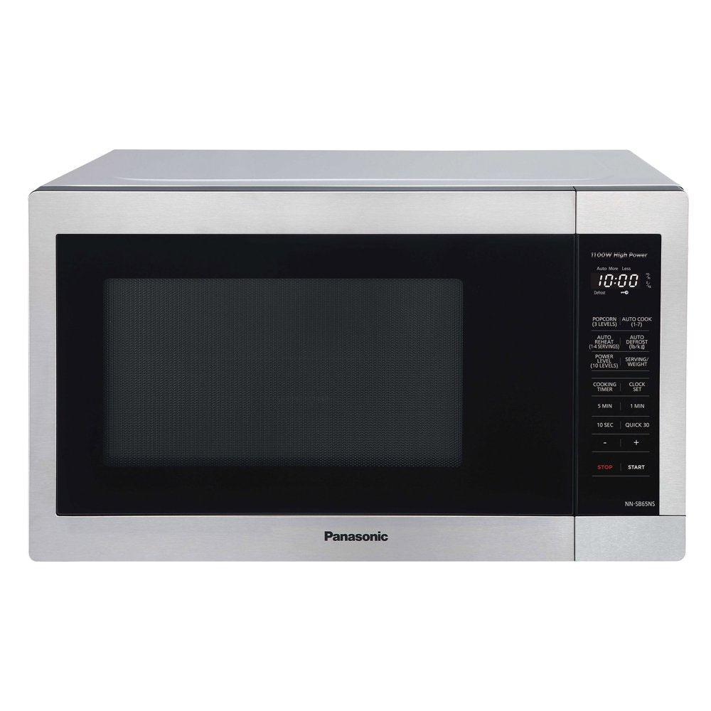 1.3 Cu. Ft. Countertop Microwave Oven,1100W, Stainless Steel – NN-SB65NS