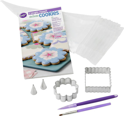 "I Taught Myself to Decorate Cookies" Cookie Decorating Kit with How-To Booklet