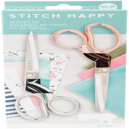 0633356603931 Accessories Stitch Happy-Scissors-Paper/Fabric (2 Piece)