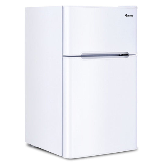 Refrigerator Small Freezer Cooler Fridge Compact 3.2 Cu Ft. Unit, White