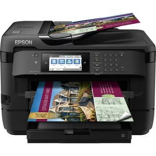 Epson WorkForce WF-7720 Wireless Wide-format Color Inkjet Printer with Copy, Scan, Fax, Wi-Fi Direct and Ethernet,