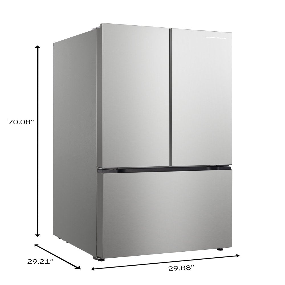, 17.7 Cu. Ft. French Door Refrigerator, Platinum Silver, HZ0771