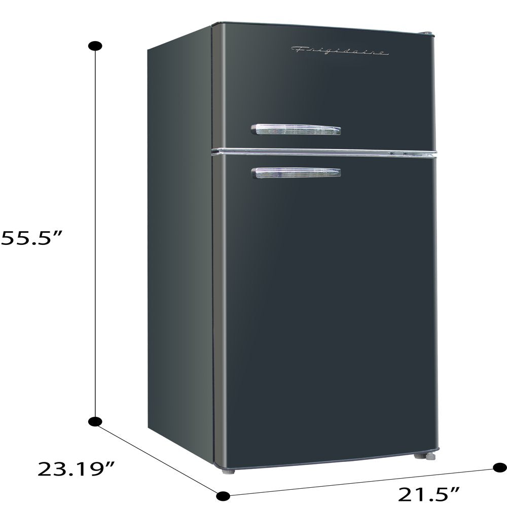 7.5 Cu. Ft. Top Freezer Refrigerator in Black - RETRO, EFR753