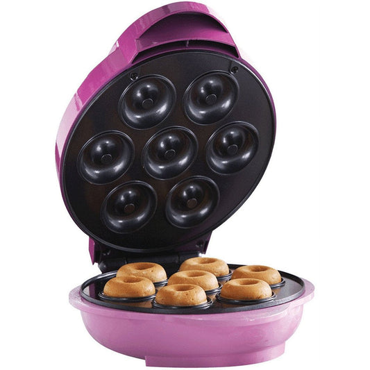 TS-250 1000W Non-Stick Mini Donut Maker Machine Pink 120V