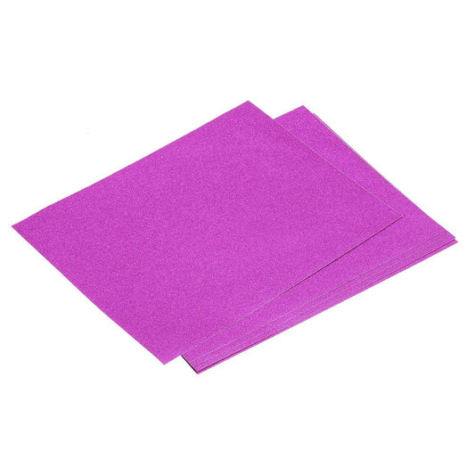 10 Sheets Glitter Cardstock Paper for DIY, 7.8 Inch X 11.8 Inch, Fuchsia, 80Gsm