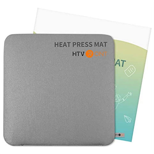 Heat Press Mat for Cricut: Heat Press Pad 11.5"X11.5" for Craft Vinyl Ironing Insulation Transfer, Double Sides Applicable Heat Mat for Heat Press Machines