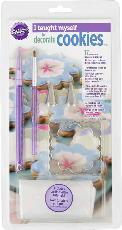 "I Taught Myself to Decorate Cookies" Cookie Decorating Kit with How-To Booklet