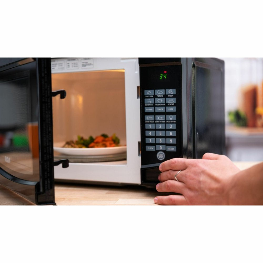 0.7 Cu. Ft. New Countertop Microwave Oven - Black